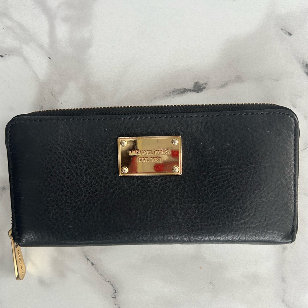 Michael Kors Black Fulll Size Wallet